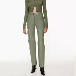 Wilfred Melina Pant Green Size 6 Tall Aritzia #81720